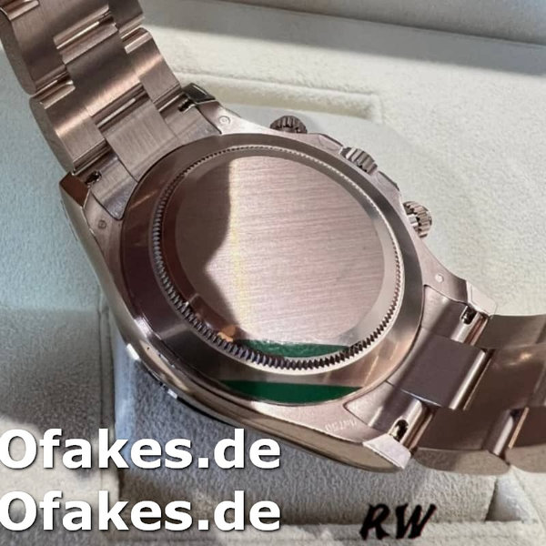 Replica Rolex Daytona m116505 Everose Gold Meteorite Grey Dial 40MM Herren Replica Uhren