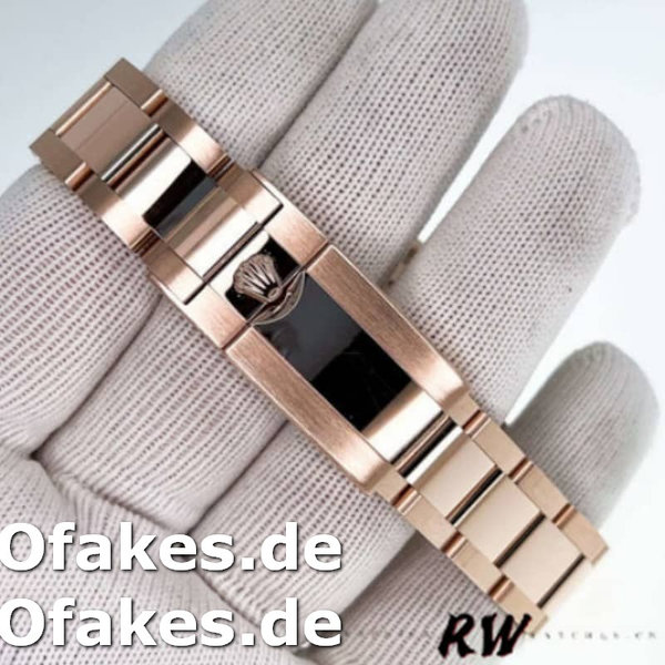 Replica Rolex Daytona m116505 Everose Gold Meteorite Grey Dial 40MM Herren Replica Uhren