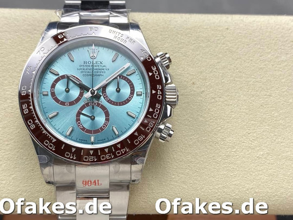 Replica Rolex Platinum Cosmograph Daytona Ice Blue Index Dial Oyster Bracelet 126506 0001