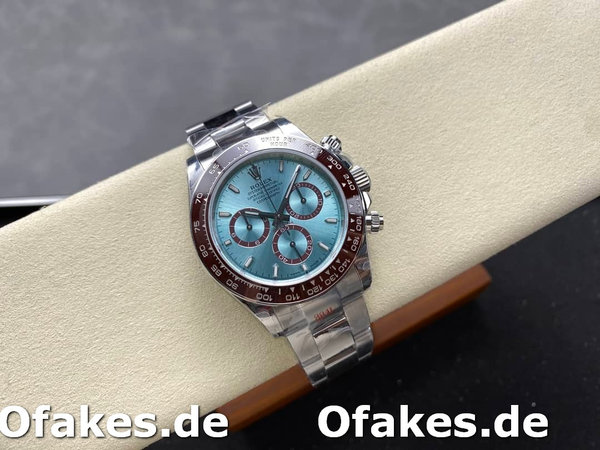 Replica Rolex Platinum Cosmograph Daytona Ice Blue Index Dial Oyster Bracelet 126506 0001