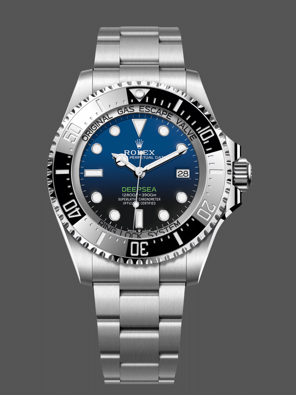 Rolex Sea-Dweller Deepsea 136660 0005 Stainless Steel Black Blaues Zifferblatt 44MM Mens Replica Watch