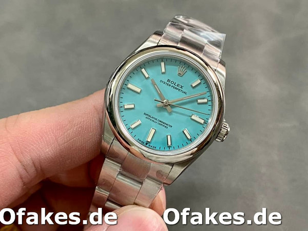 Replica Rolex Oyster Perpetual 31 Turquoise Blue Dial 277200 0007 Damenuhr