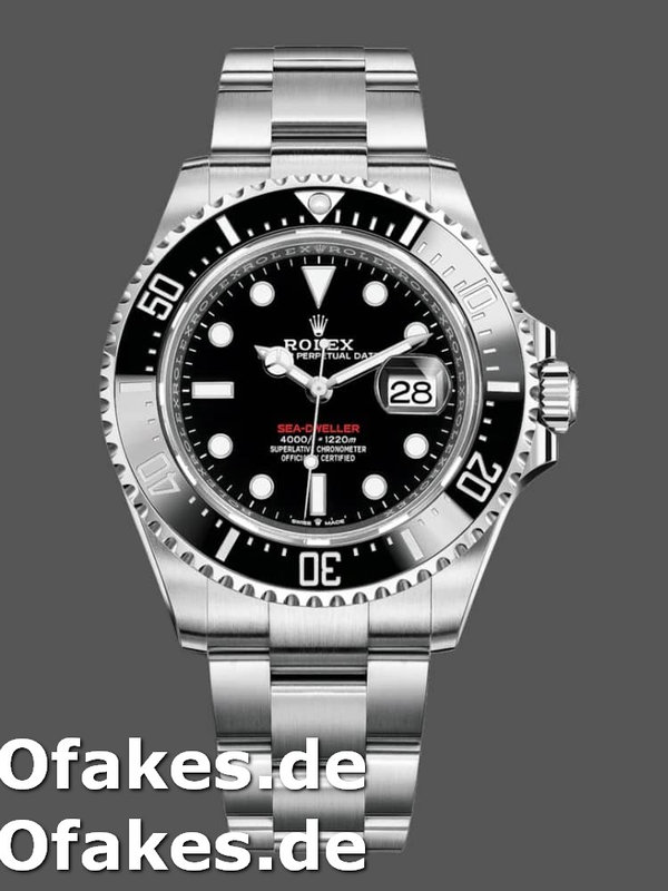 Rolex Sea-Dweller 126600 Stainless Steel Schwarzes Zifferblatt 43MM Mens Replica Watch