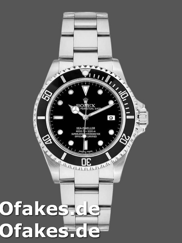 Rolex Sea-Dweller Deepsea 16600 Stainless Steel D-Blue Schwarzes Zifferblatt 40MM Mens Replica Watch