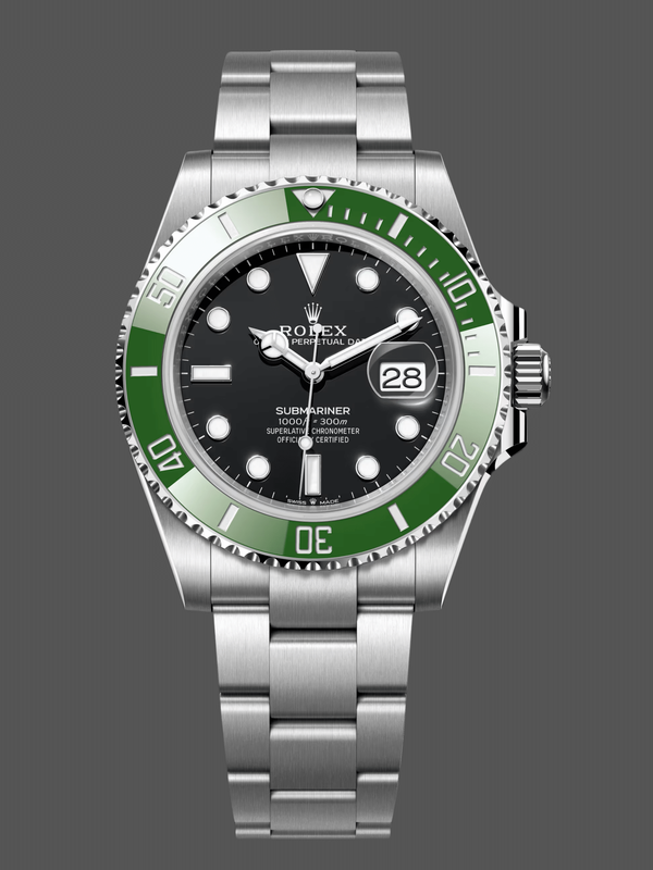 Replica Rolex Submariner 126610LV Green Bezel Schwarzes Zifferblatt 41mm Mens Watch